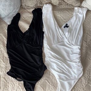 2 NWOT express body contour body suits
